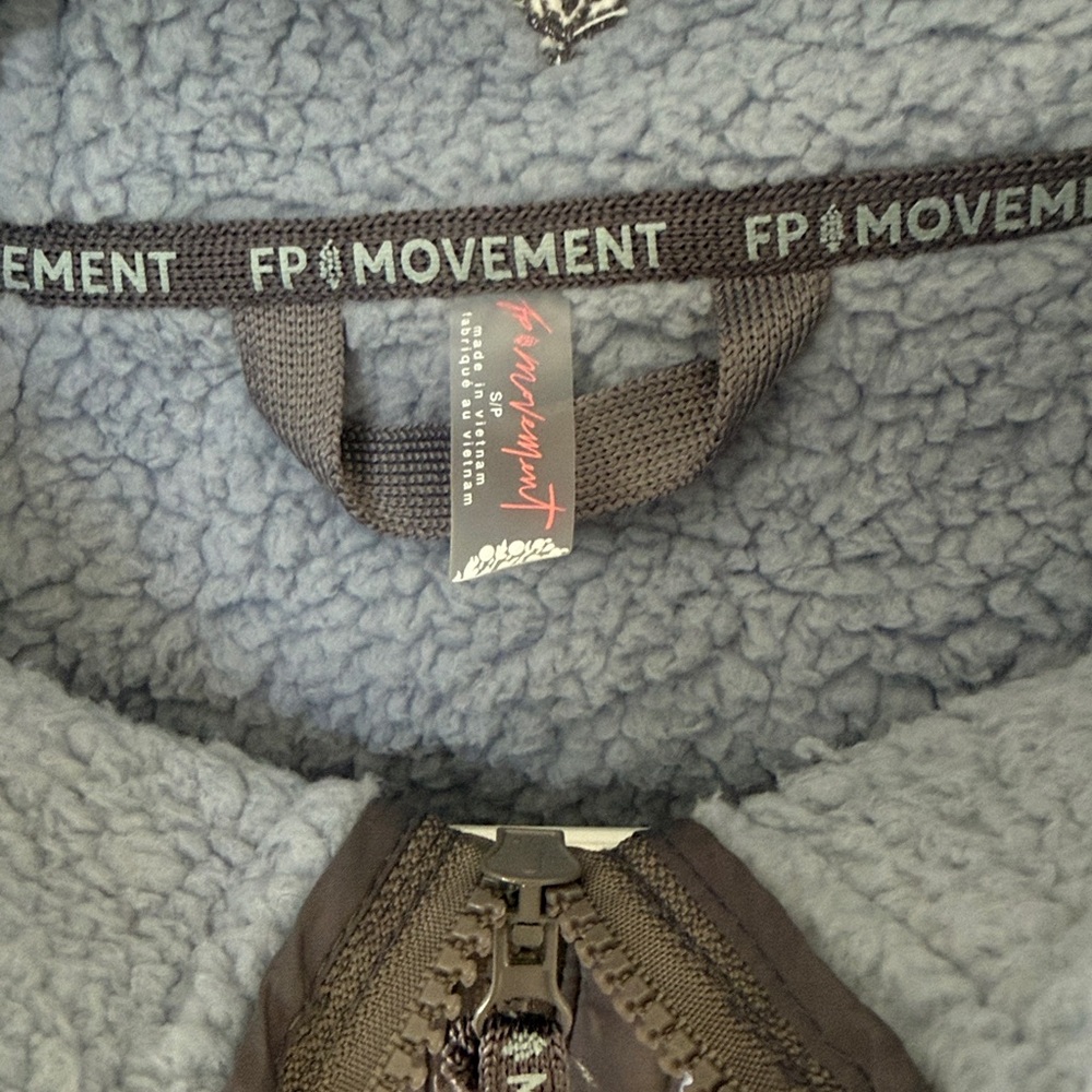 FP Movement by Free People Mountain High 1/2 zip Fleece Pullover. NWOT - Picture 2 of 2